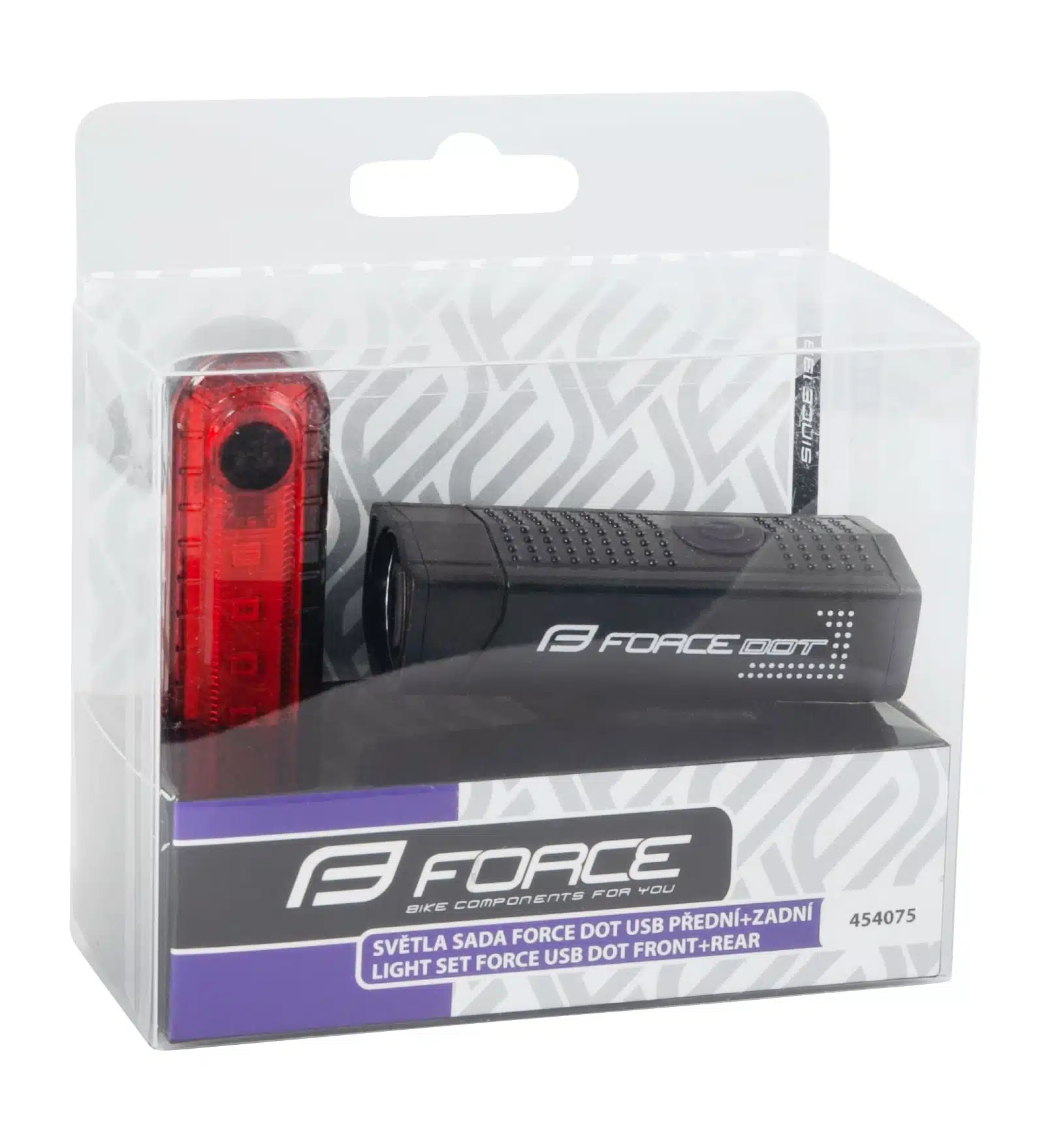 Zestaw lamp FORCE USB DOT 700LM USB Buty turystyczne 2wheels.pl - have a bike day! 4