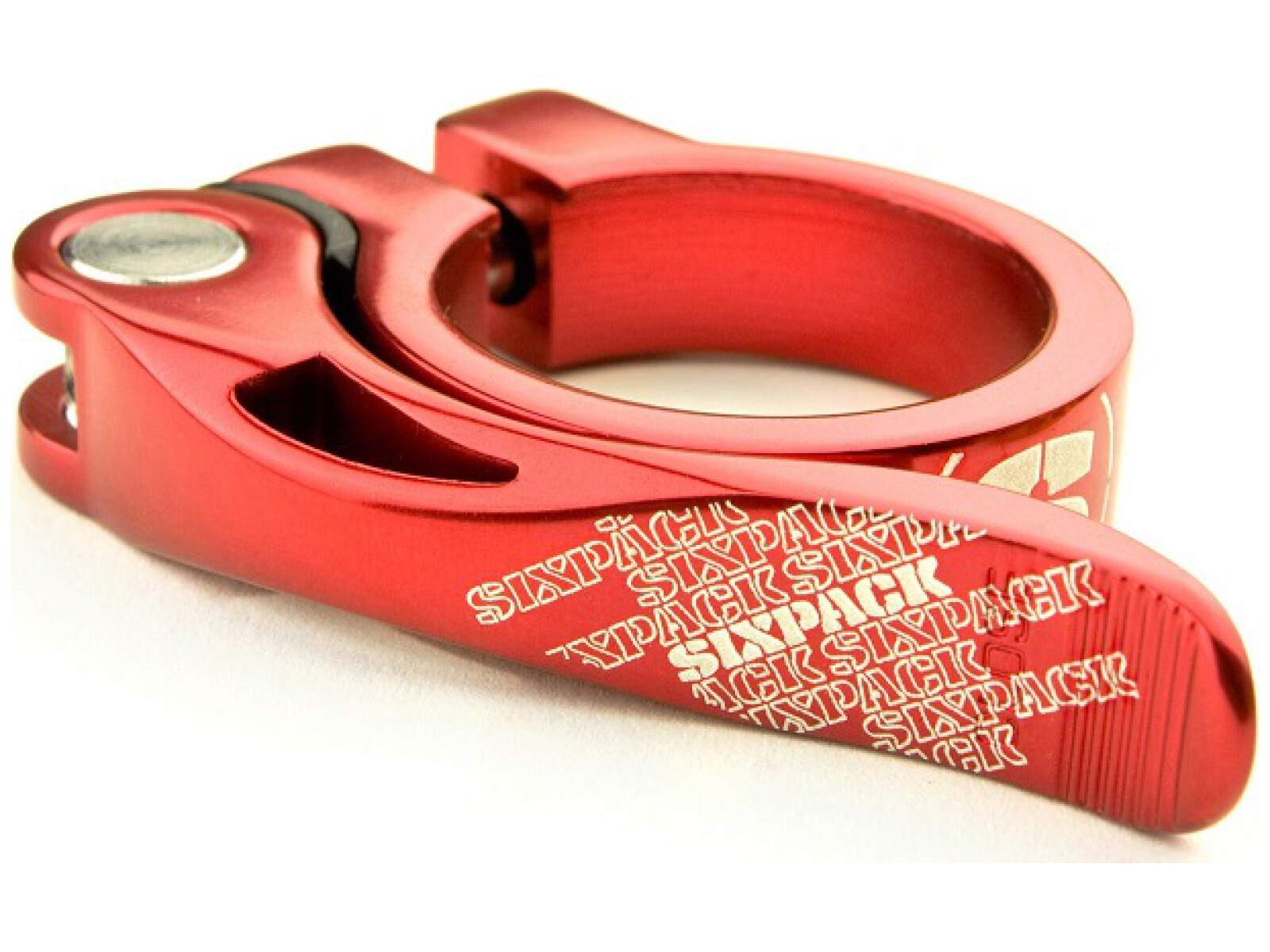 SIXPACK Menace Zacisk podsiodłowy 34,9 mm czerwony