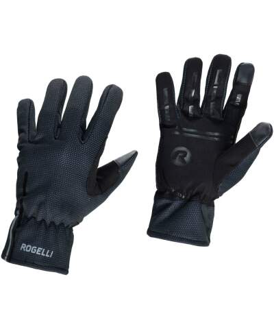 Cienkie zimowe rękawiczki softshell z antypoślizgową warstwą Rogelli ANGOON