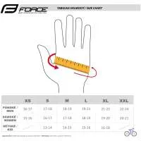 Rękawiczki rowerowe letnie FORCE MTB CORE rozmiar XXL Force 2wheels.pl - have a bike day! 6