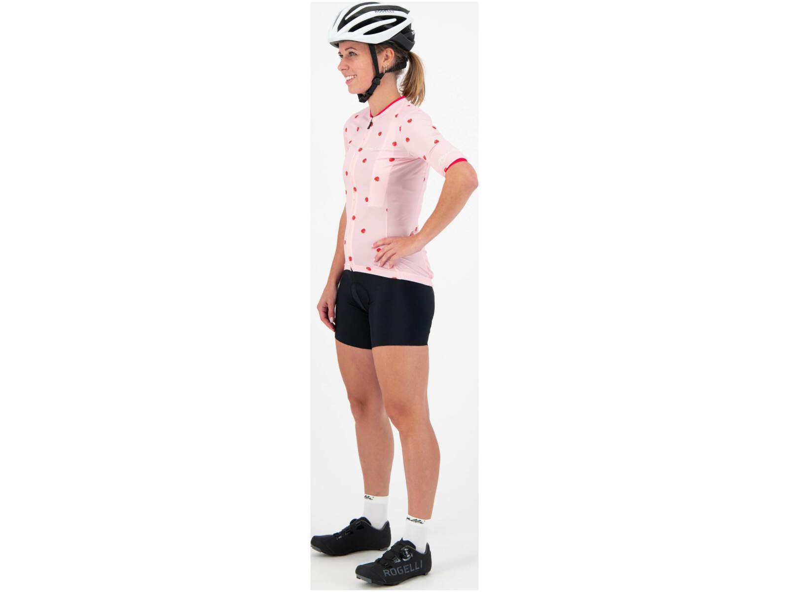 Damska koszulka rowerowa Rogelli FRUITY z krótkim rękawem