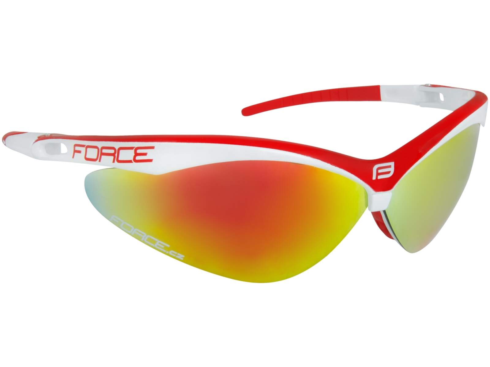 Okulary rowerowe Force AIR szkła czerwony laser