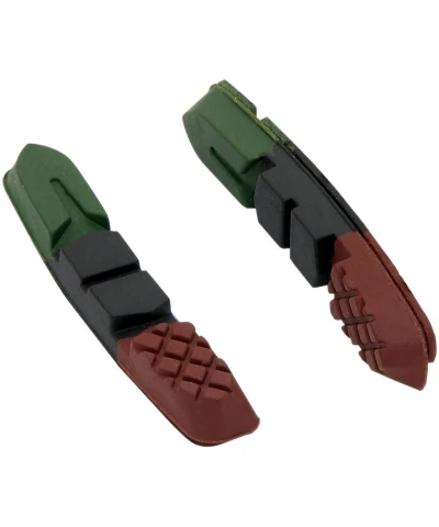 Okładziny do hamulców szczękowych Force green-black-brown 70mm