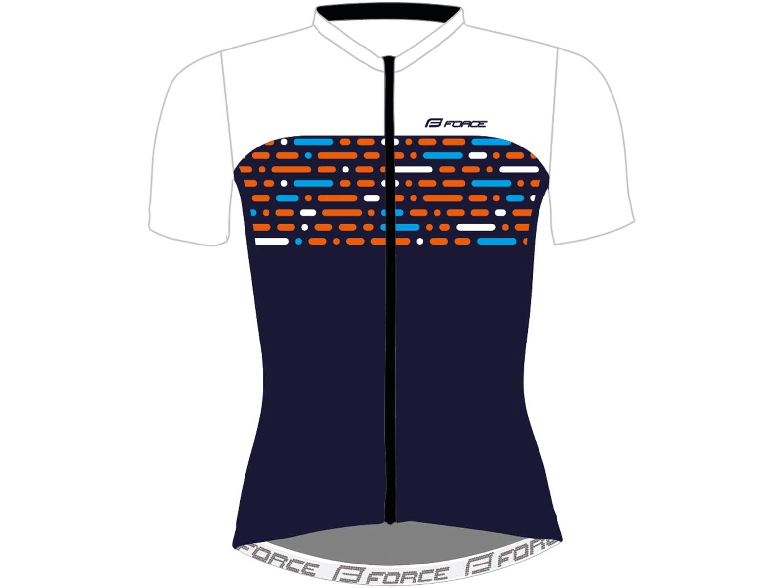 Koszulka rowerowa Force STORY LADY z krótkim rękawem