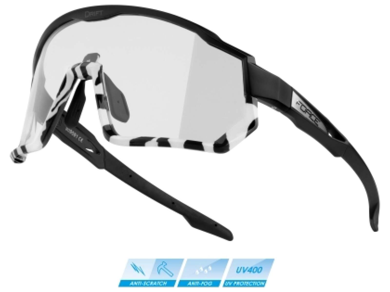 Okulary rowerowe Force DRIFT szkła szare polaryzacyjne