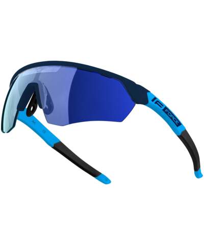 Okulary rowerowe Force ENIGMA szkła niebieskie