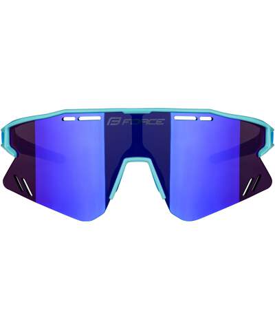 Okulary rowerowe Force SPECTER szkła niebieskie lustrzane