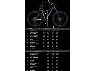 Silverback MTB SPLASH ELITE Lady geometria