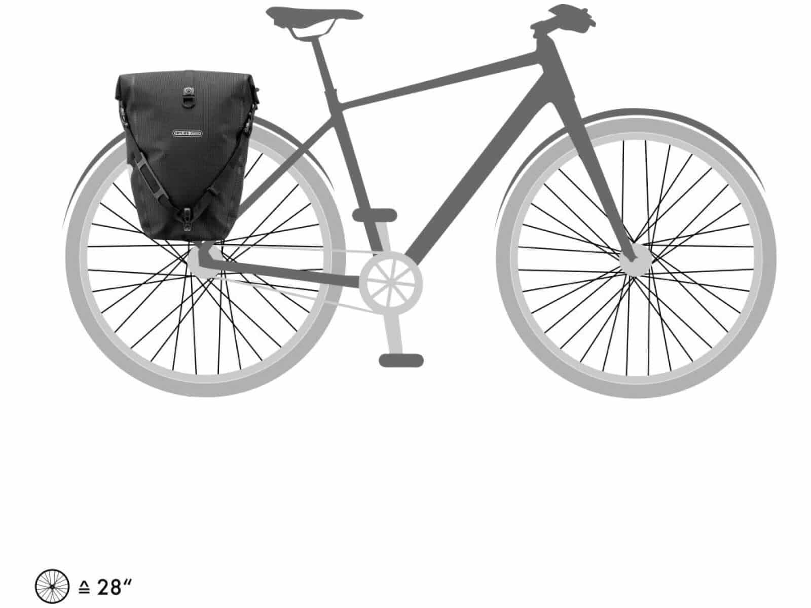 Sakwa rowerowa na bagażnik Ortlieb BACK-ROLLER HIGH VISIBILITY 20L