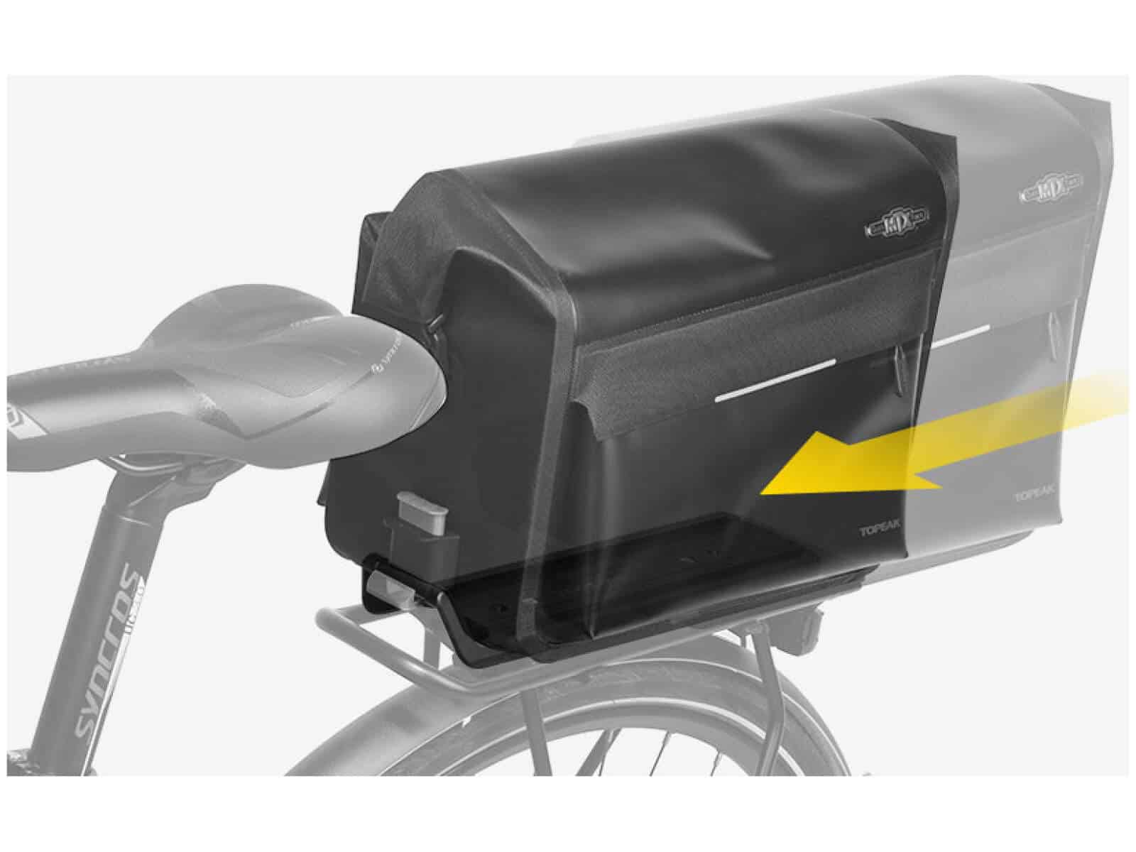 Bagażnik rowerowy tylny Topeak OMNI QUICKTRACK ADAPTER, adapter do system MTX