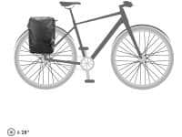 Torba rowerowa na bagażnik Ortlieb INGLE-BAG QL3.1 PD620 BLACK 12L