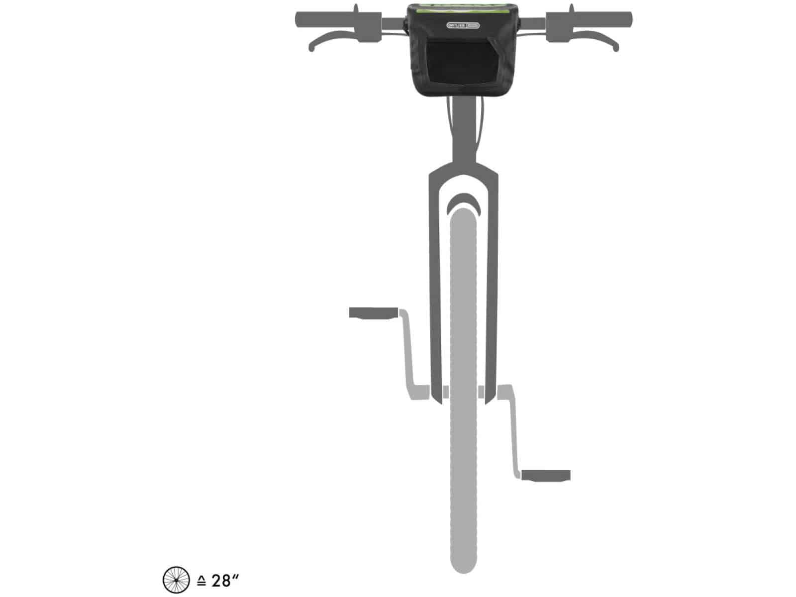 Torba rowerowa na kierownicę Ortlieb E-GLOW 7L bez mocowania