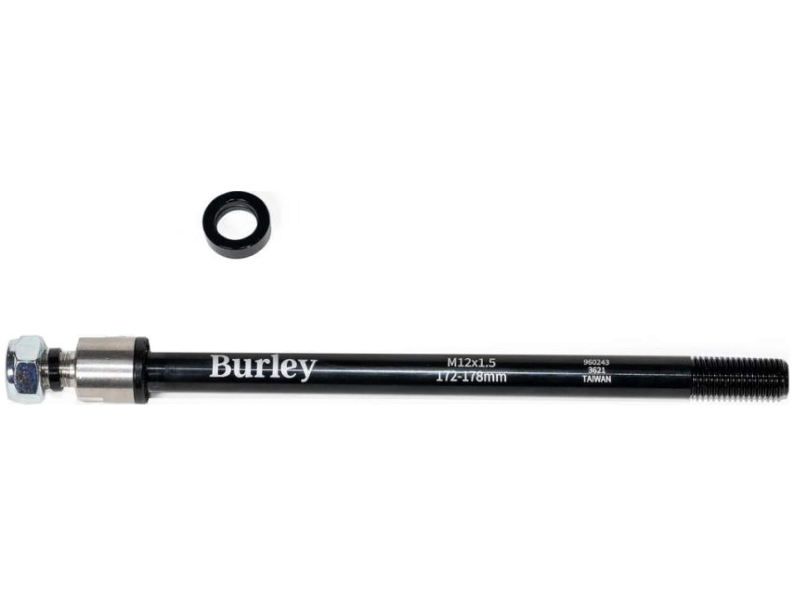 Burley THRU AXLE 12x1.5 172-178 mm (oś 12 mm z adpterem do montażu przyczepki)
