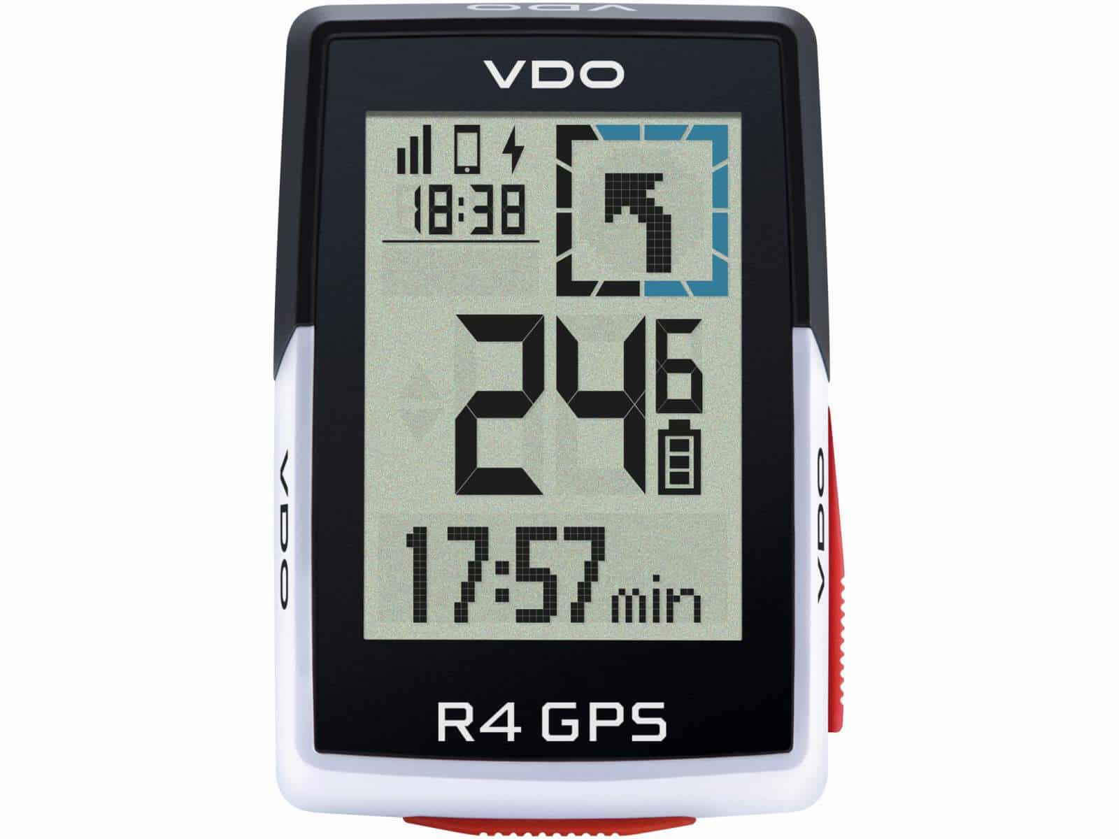 Licznik rowerowy bezprzewodowy VDO R4 GPS TOP MOUNT SET