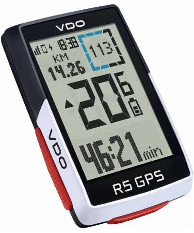 Komputer rowerowy bezprzewodowy VDO R5 GPS TOP MOUNT SET