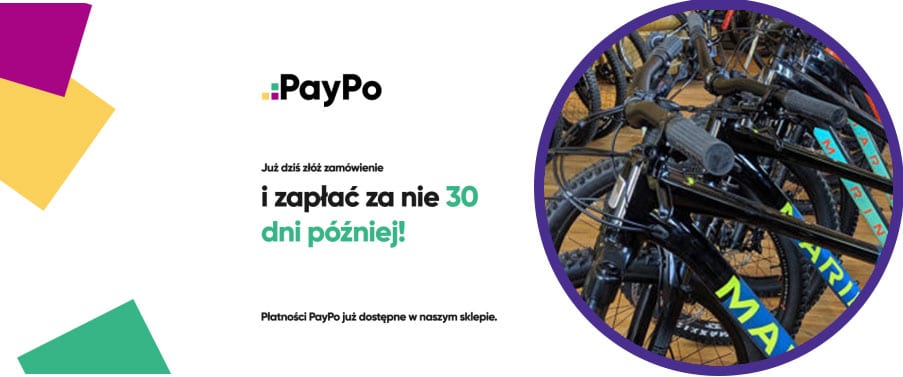 Zapłać za 30 dni z PayPo w sklepie 2wheels!!