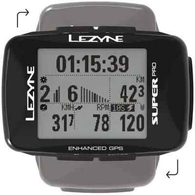 Komputer rowerowy GPS LEZYNE SUPER PRO Akcesoria 2wheels.pl - have a bike day!
