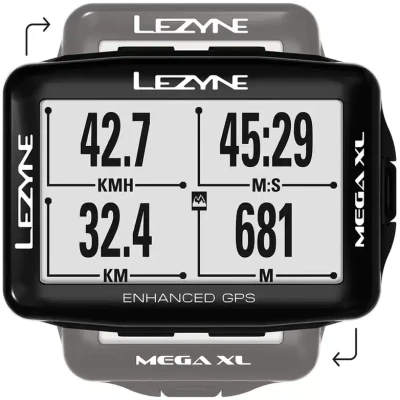 Komputer rowerowy GPS LEZYNE MEGA XL Akcesoria 2wheels.pl - have a bike day!