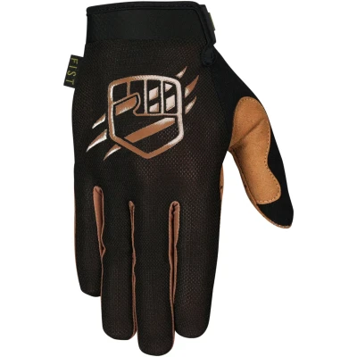 Rękawiczki rowerowe letnie FIST Black n Tan Breezer Fist 2wheels.pl - have a bike day!