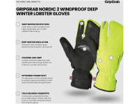 GripGrab Nordic 2 Windproof Deep Winter Lobster Gloves