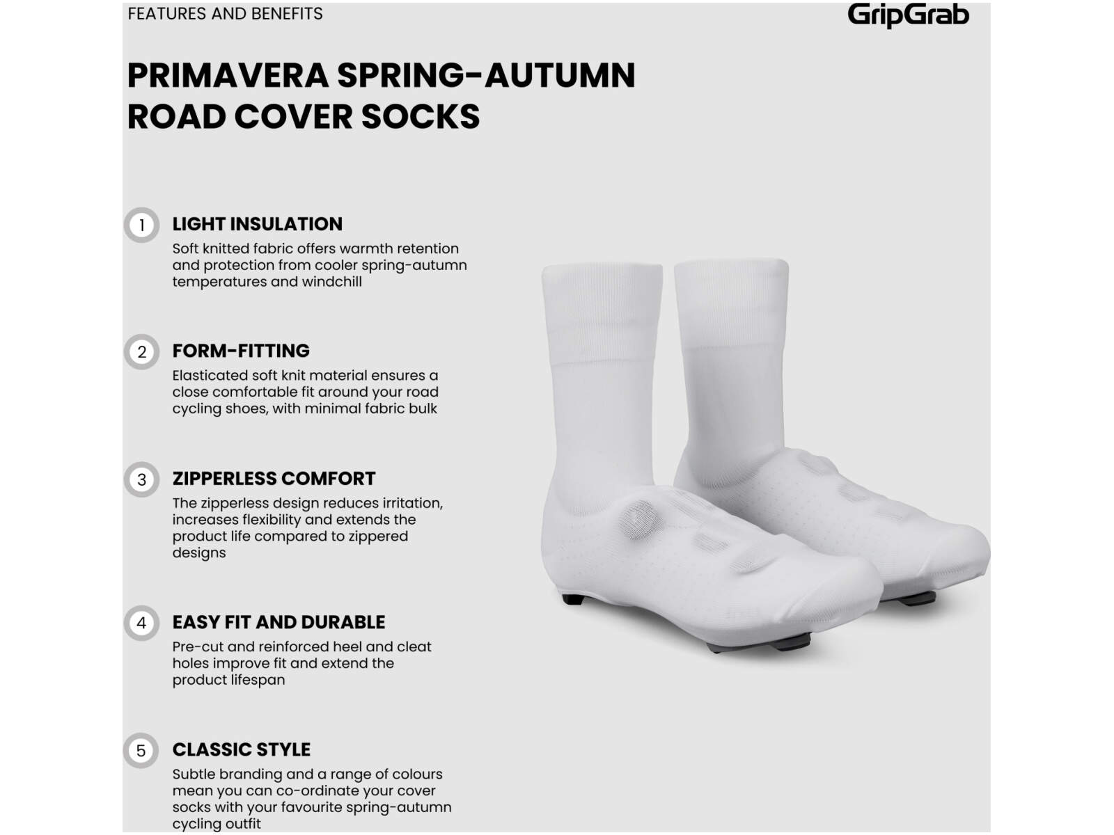 GripGrab Primavera Spring-Autumn Road Cover Socks