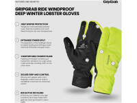 Rękawiczki zimowe FIST GribGrab Ride Windproof Deep