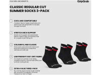 Skarpety GripGrab Classic Regular Cut Summer 3-Pack