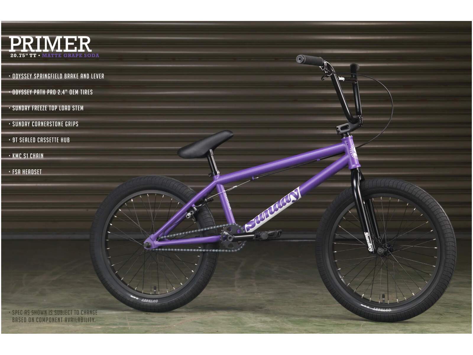 BMX Sunday Primer MY2023