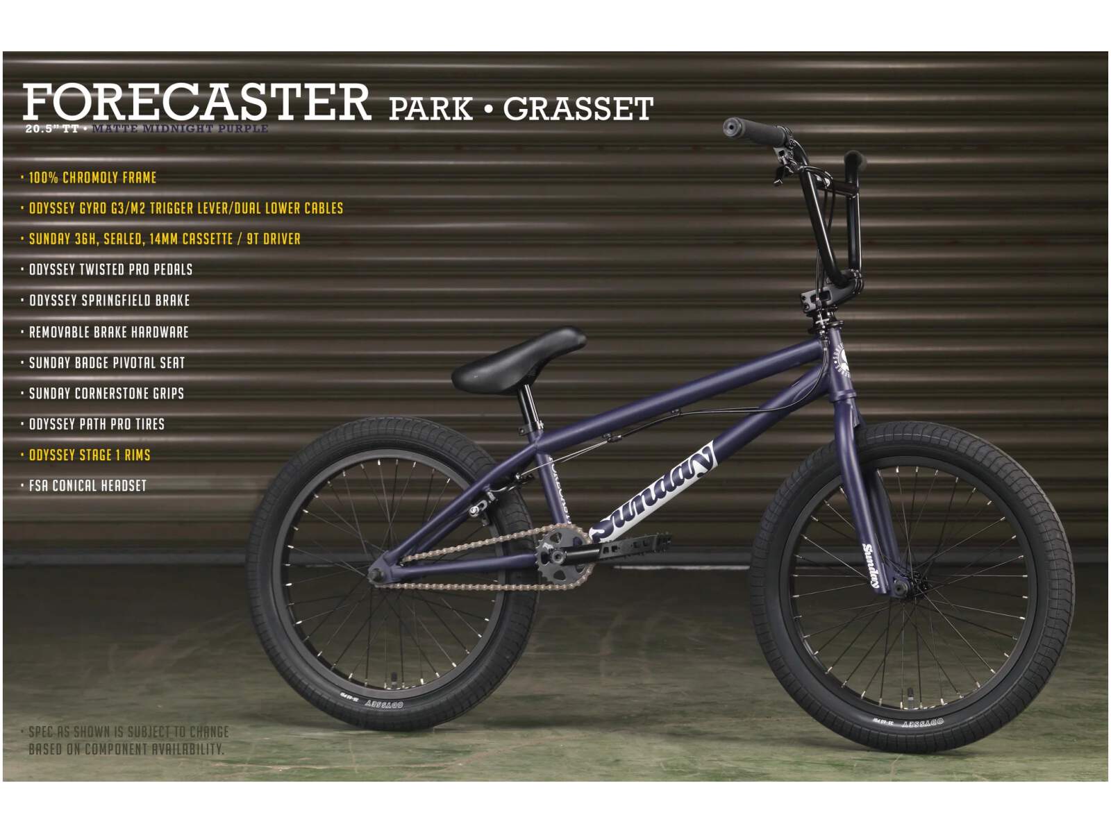 BMX Sunday Forecaster Park