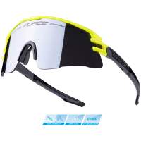 Okulary rowerowe Force APEX White-Gray – z Czarnymi Kontrastowymi Szkłami Akcesoria 2wheels.pl - have a bike day!