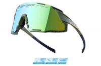 Okulary rowerowe Force DRIFT Fluo-Black – szkła blue contrast revo Akcesoria 2wheels.pl - have a bike day!