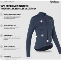 Bluza rowerowa GripGrab damska EXPLR Merinotech Thermal Bluzy 2wheels.pl - have a bike day! 44
